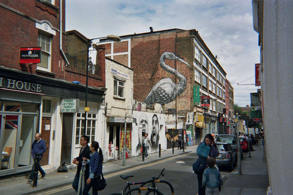London street art, ROA and Ben Slow