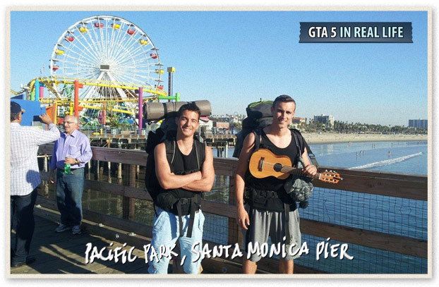 GTA VIDA REAL - A PRAIA de LOS SANTOS!!! (LOS ANGELES) 